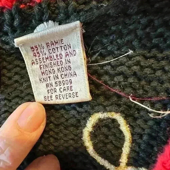 VTG Bechamel XL Christmas Sweater Vest Knit Holiday Grannycore Ugly Christmas - Picture 8 of 9